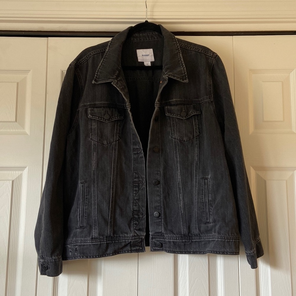 Old Navy Black Jean Jacket